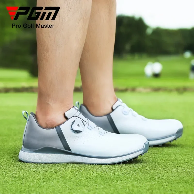 PGM uus golf kingad, meeste kingad nupp pits popkorni midsole softsole tossud veekindel kingad - 2