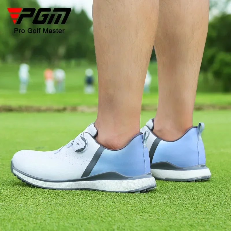 PGM uus golf kingad, meeste kingad nupp pits popkorni midsole softsole tossud veekindel kingad - 3