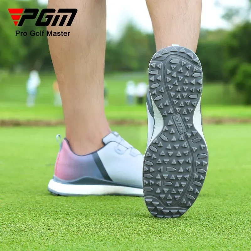 PGM uus golf kingad, meeste kingad nupp pits popkorni midsole softsole tossud veekindel kingad - 4