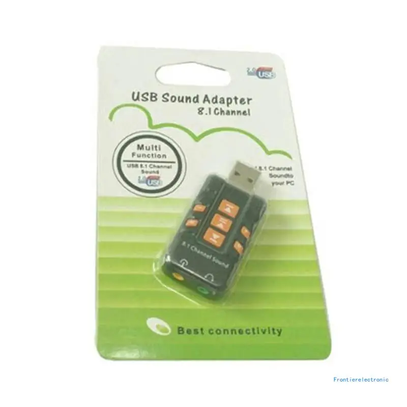 Kaasaskantav USB 3D Välise USB helikaardi 8.1 Kanal Adapter, helikaart DropShipping - 1
