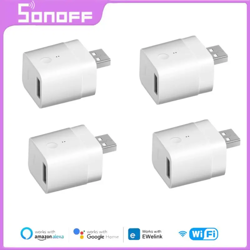 SONOFF 1-10TK Mikro-5V Mini USB Adapter Lülita Wifi USB Power Adapter Smart Home Lüliti Kontrolli kaudu eWeLink Google ' i Kodu Alexa - 0