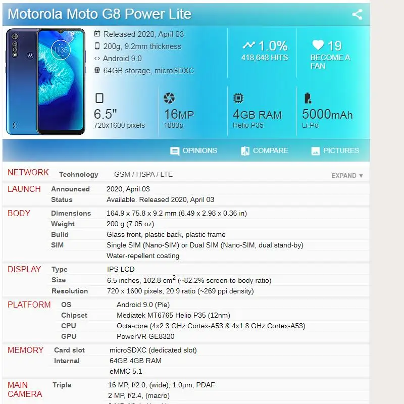 Motorola Moto G8 Võimsus Lite LCD Ekraan Puutetundlik Digitizer jaoks Moto XT2055-2 G8PowerLite LCD Assamblee Telefon Osad Testitud - 1