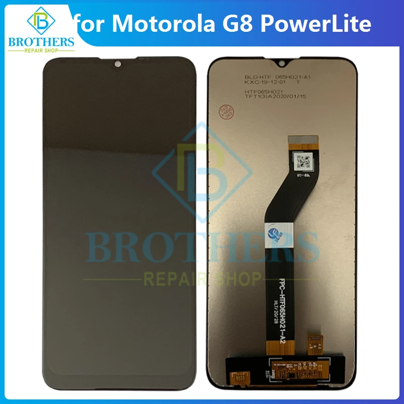 Motorola Moto G8 Võimsus Lite LCD Ekraan Puutetundlik Digitizer jaoks Moto XT2055-2 G8PowerLite LCD Assamblee Telefon Osad Testitud - 2