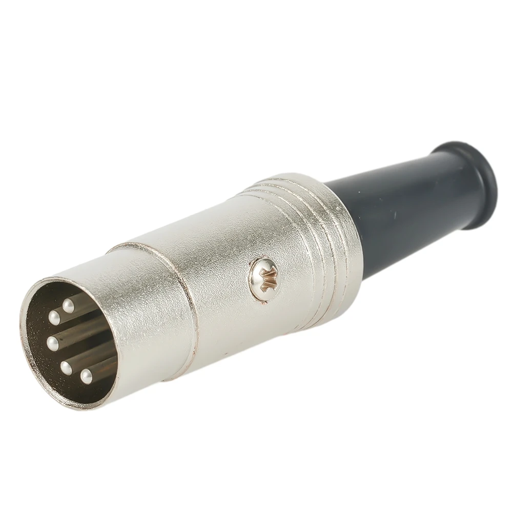 Audio Adapter, Vastupidav ja Tõhus 5 Pin DIN Midi Pistik Kaabli Mees Inline Plug Täiustatud Heli Kohandamine - 1