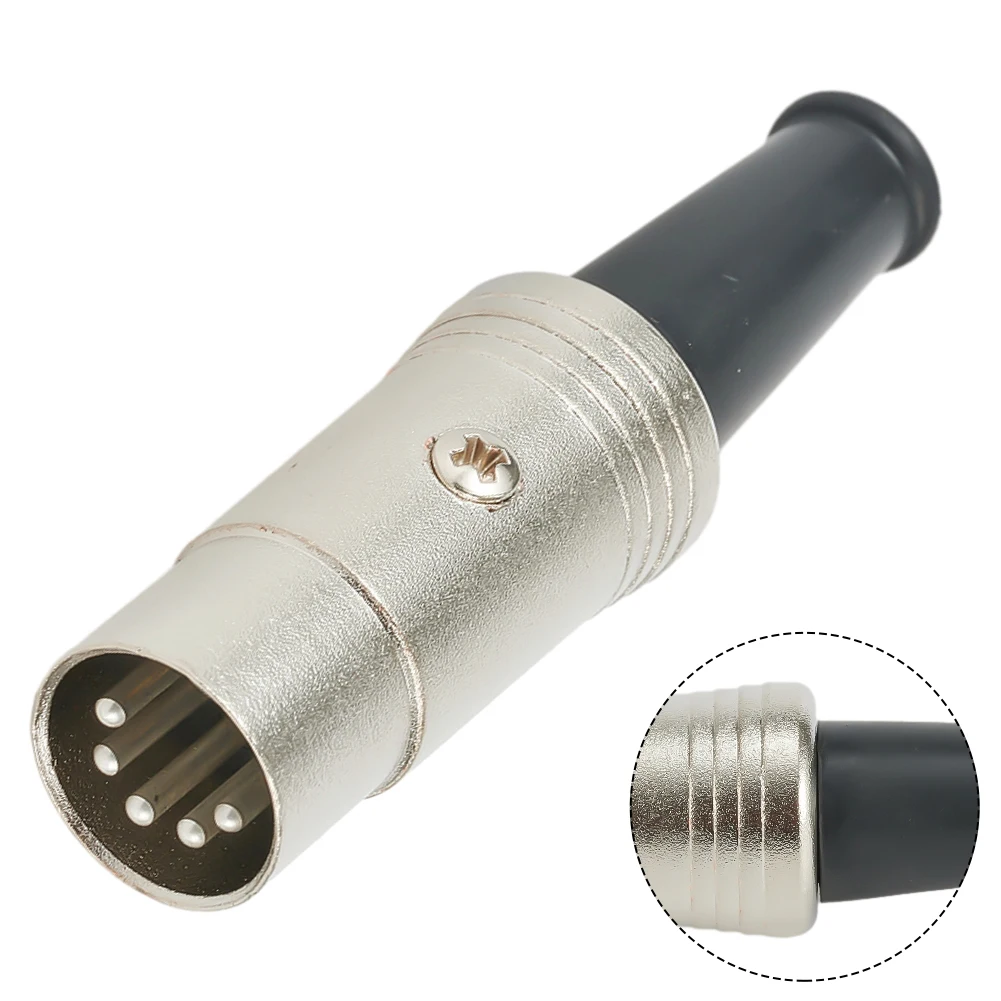 Audio Adapter, Vastupidav ja Tõhus 5 Pin DIN Midi Pistik Kaabli Mees Inline Plug Täiustatud Heli Kohandamine - 5