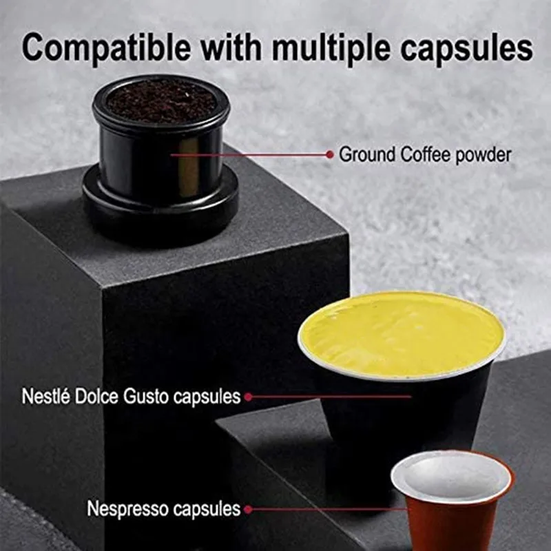 USB Kapsel Espresso Maker Kaasaskantav kohvimasin Auto 12V Kohvimasin / Auto Kütte Kohvi Tass / Täielikult semi-automatic - 4