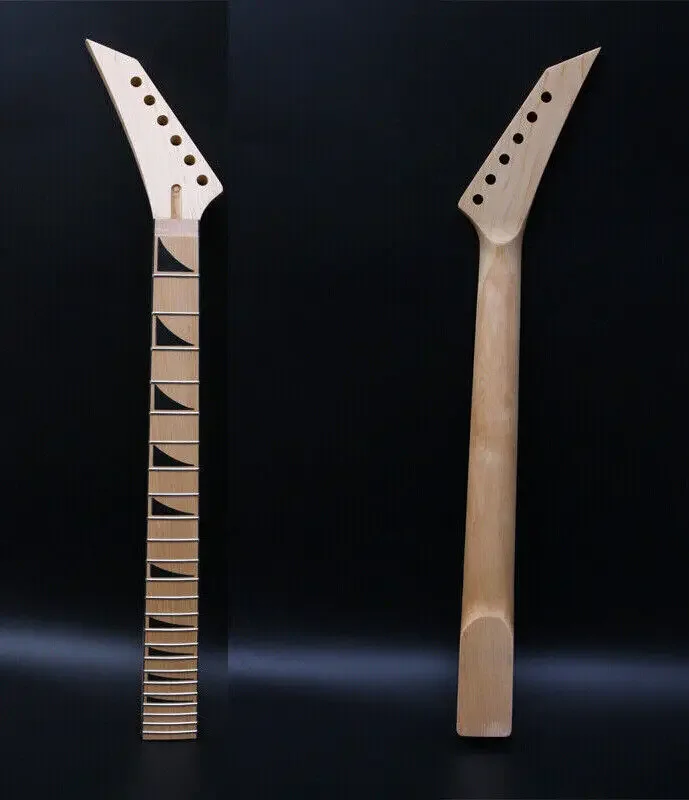Yinfente Peegelpildis 24Fret Kitarri Kael Maple Fretboard 25.5 Tolline Skaala Polt Kanna Asendamine Pea DIY Projekt Lõpetamata #J8 - 0