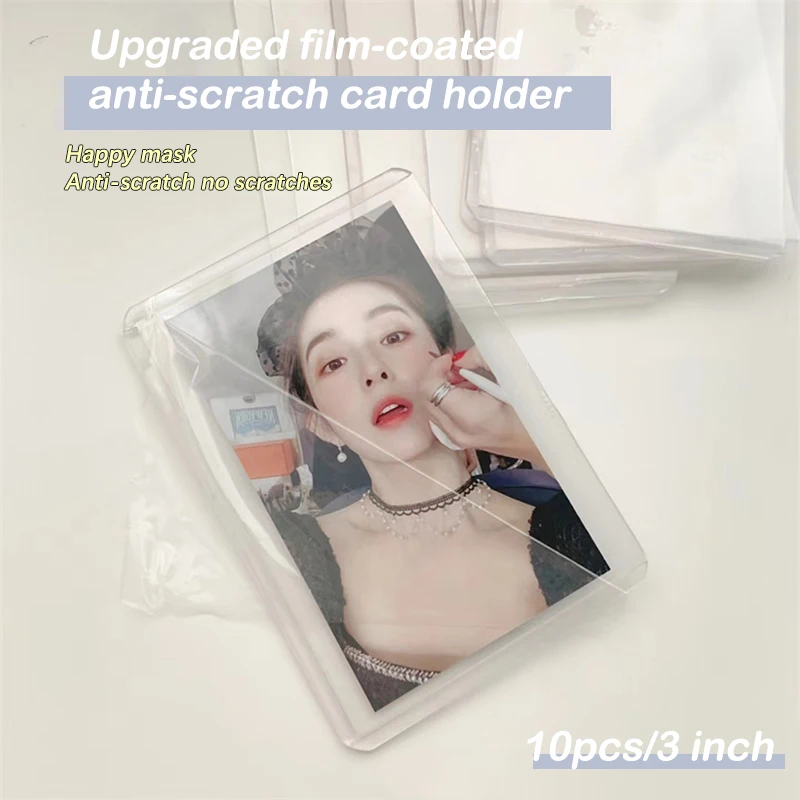 10TK korea Stiilis Iidol Photocard Varrukad Selge, Anti-scratch Plastikust Koguda Omanik Goo Kaart Seada Läbipaistev Kate Paksenema - 0