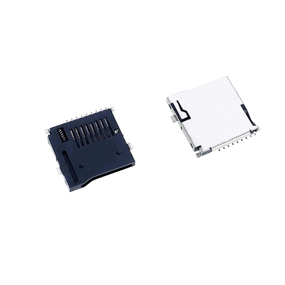 5TK Uus Micro SD Kaardi Istme SMD 9Pin TF Mikro-SD-Kaardi Jootma Socket Connectors Adapter Automaatne PCB Pesa Push/Push Tüüp - 2