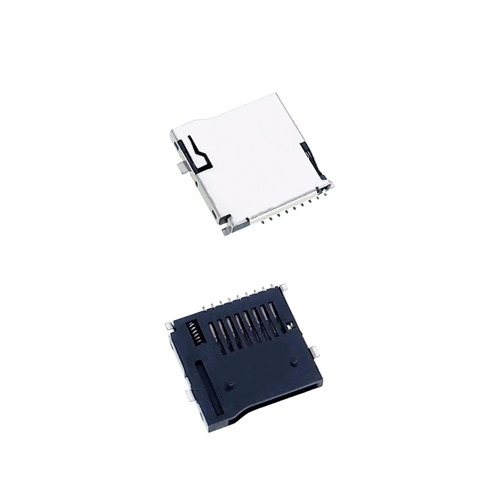 5TK Uus Micro SD Kaardi Istme SMD 9Pin TF Mikro-SD-Kaardi Jootma Socket Connectors Adapter Automaatne PCB Pesa Push/Push Tüüp - 5
