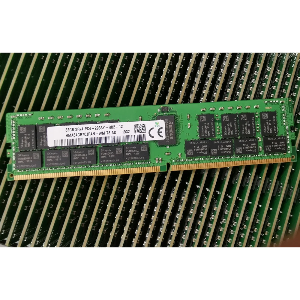 1 Tk SK Hynix RAM 32G 32GB 2RX4 PC4-2933Y-RB2 DDR4 Mälu 2933 DDR4 HMA84GR7CJR4N-WM  - 2
