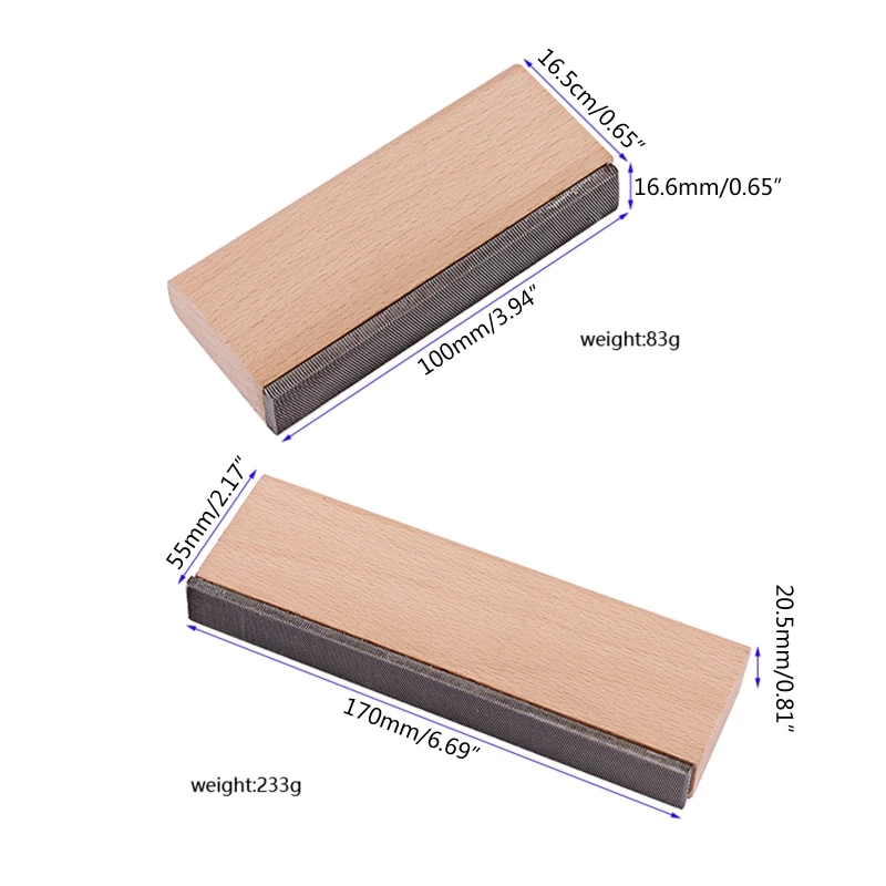 Kitarr Vihastama Tasandamine Leveler Lihvimine Tala Fingerboard Lihvimine Faili Luthier Tööriist - 5
