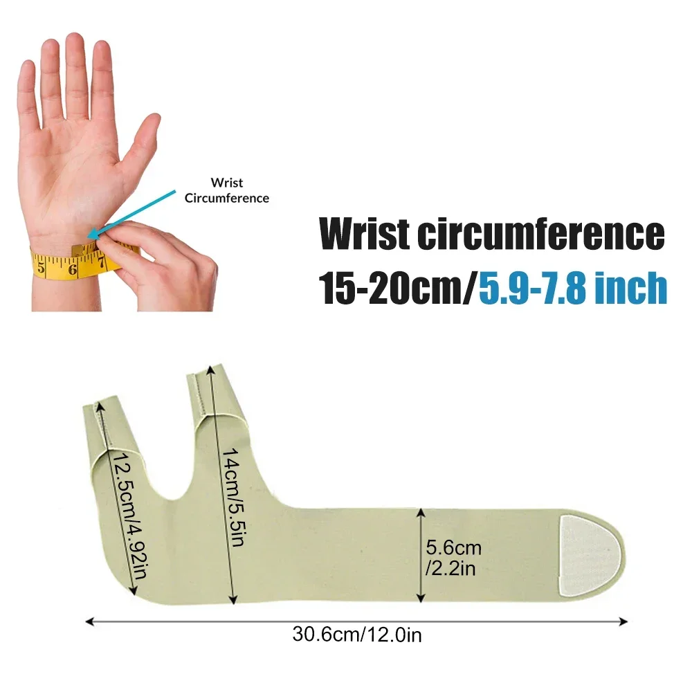 GENGGAO 1tk Randme Tugi Sõrme Guard Pinky Splint Reguleeritav Fikseerimine Traksidega karpaalkanali Artriit, Tendoniit Survet - 5