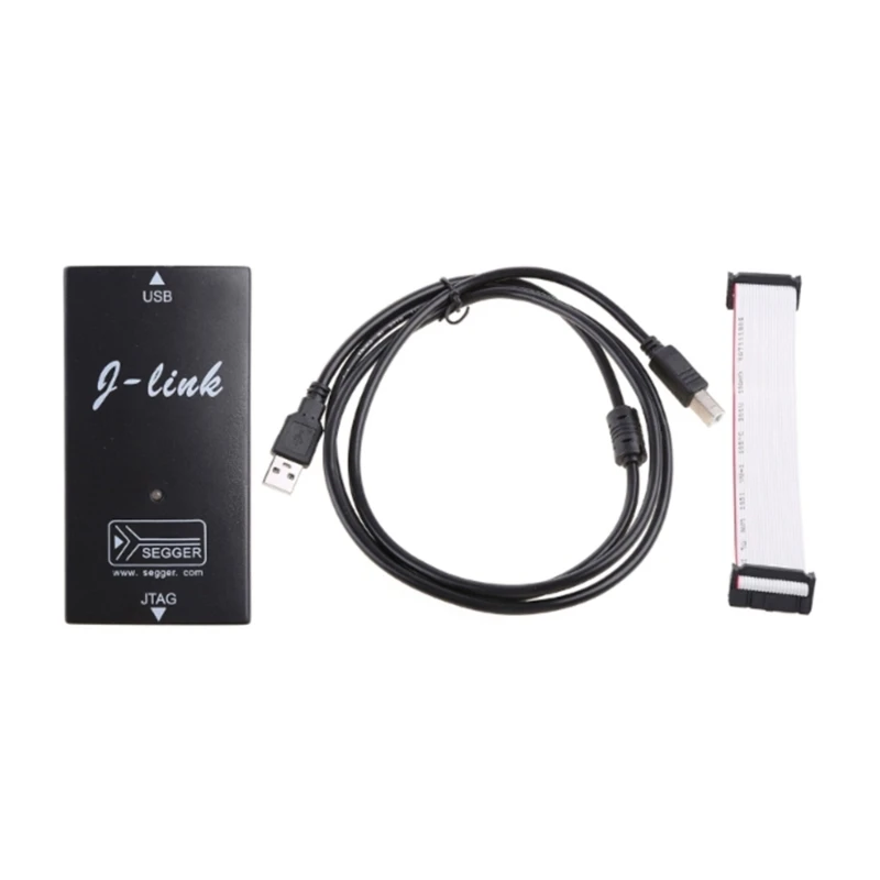 JLink V9 Emulaator Adapter Juhatuse STM32 - USB JTAG Emulaator Siluri Programmeerija Toetada KEIL-IAR ADS - V9 KÄE Emulaator Must - 0