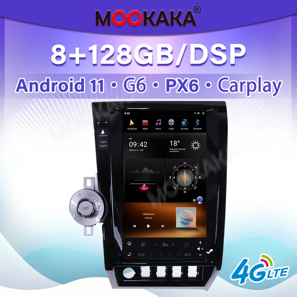 8G128GB hääljuhtimine Toyota Tundra Sequoia 2007-2013 Android 11 px6 G6 GPS Navigation Auto Multimeedia Video Mängija juhtseade - 0