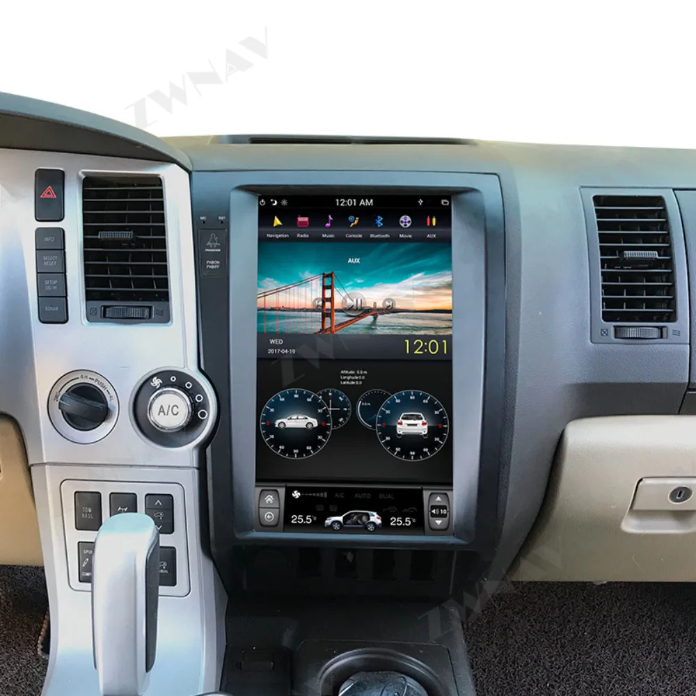 8G128GB hääljuhtimine Toyota Tundra Sequoia 2007-2013 Android 11 px6 G6 GPS Navigation Auto Multimeedia Video Mängija juhtseade - 1